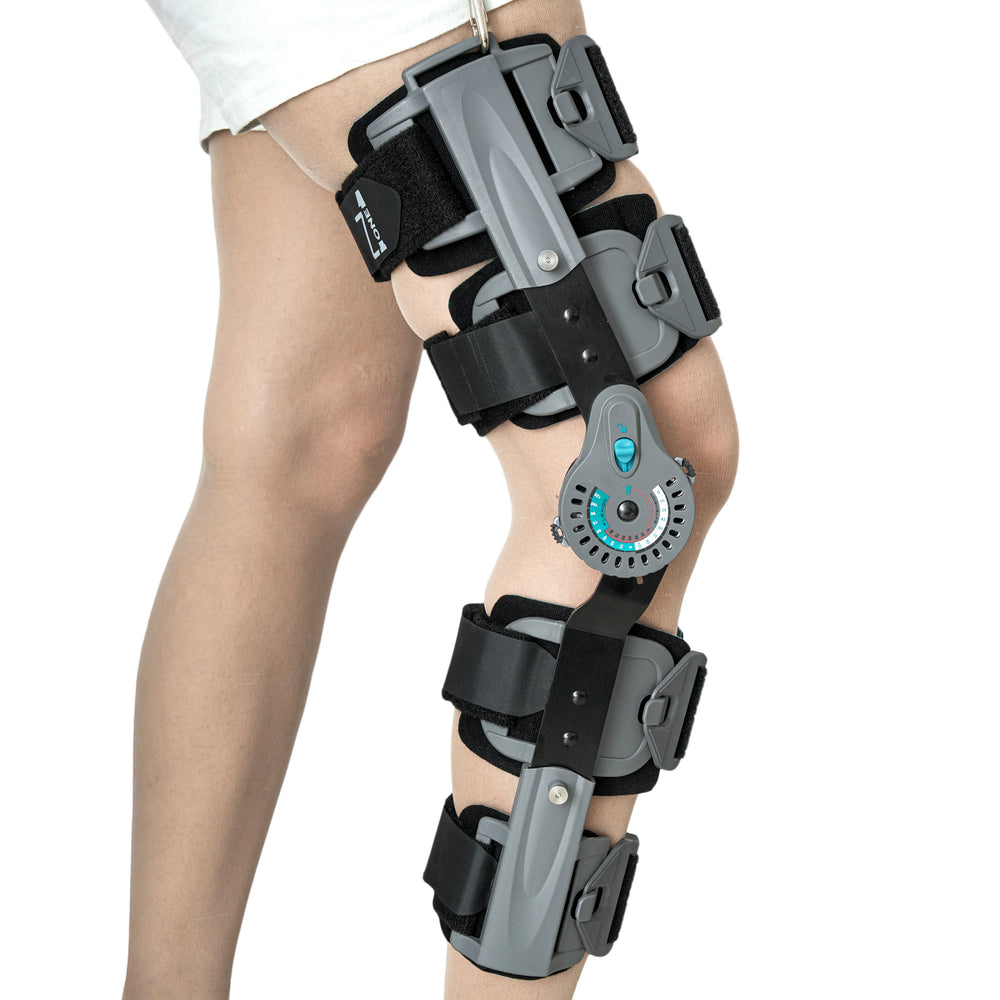 Knee brace worn on right leg for removing pain - Z1 Knee Brace