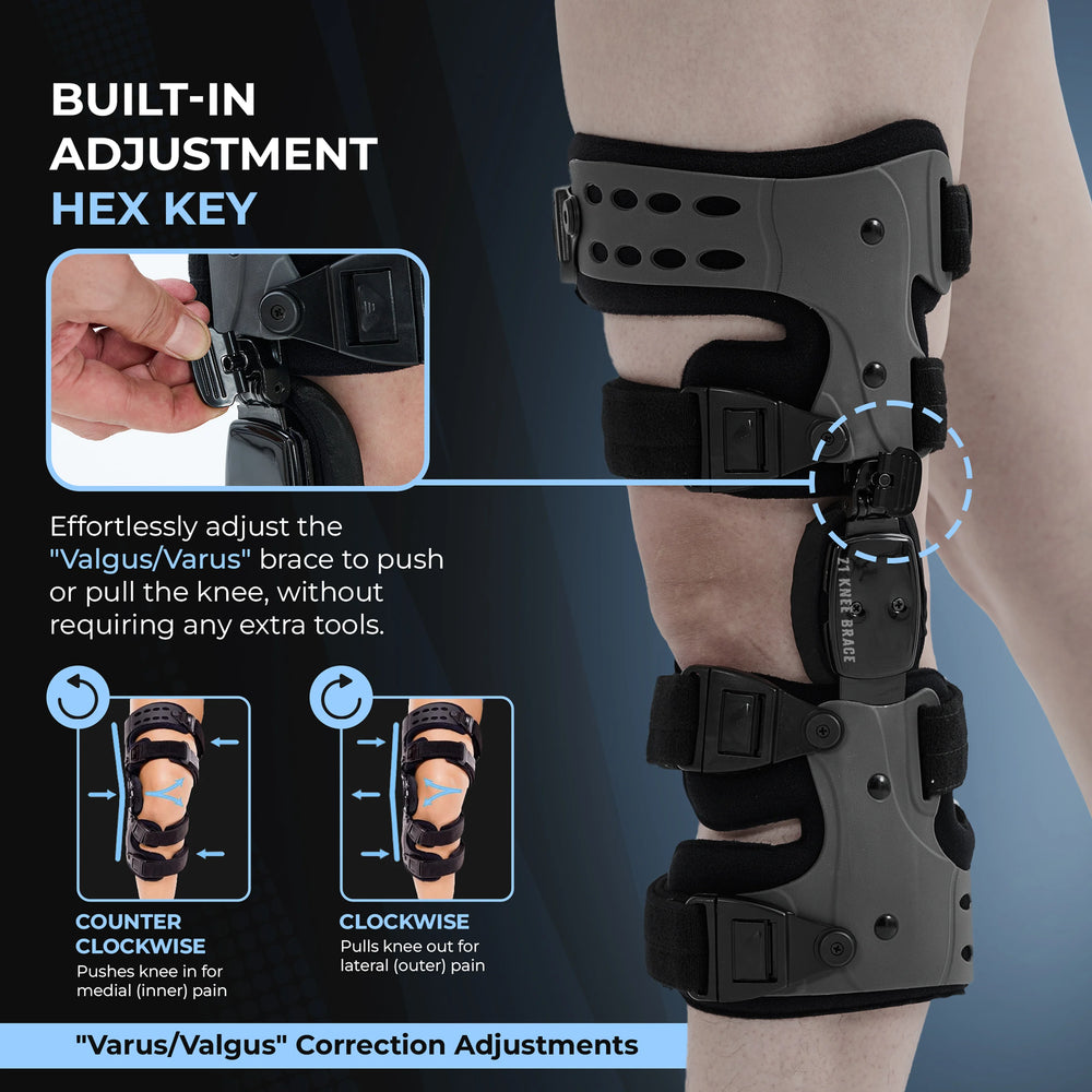 Built-in adjustment hex key in our knee brace - Z1 Knee Brace