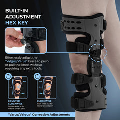 Built-in adjustment hex key in our knee brace - Z1 Knee Brace