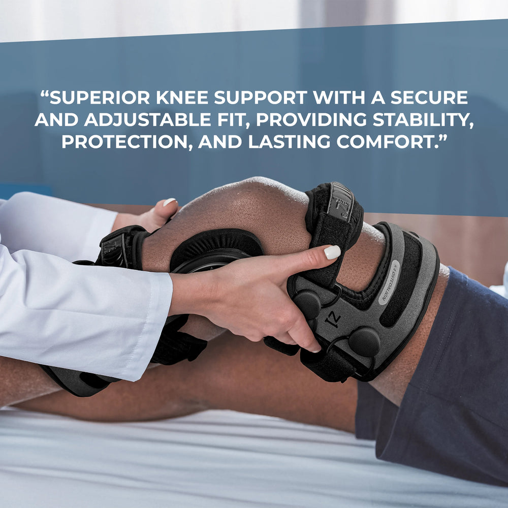 Superior knee support with adjustable fit - Z1 Knee Brace