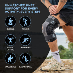 Unmatched knee support for every activity like - gyming, running etc - Z1 Knee Brace