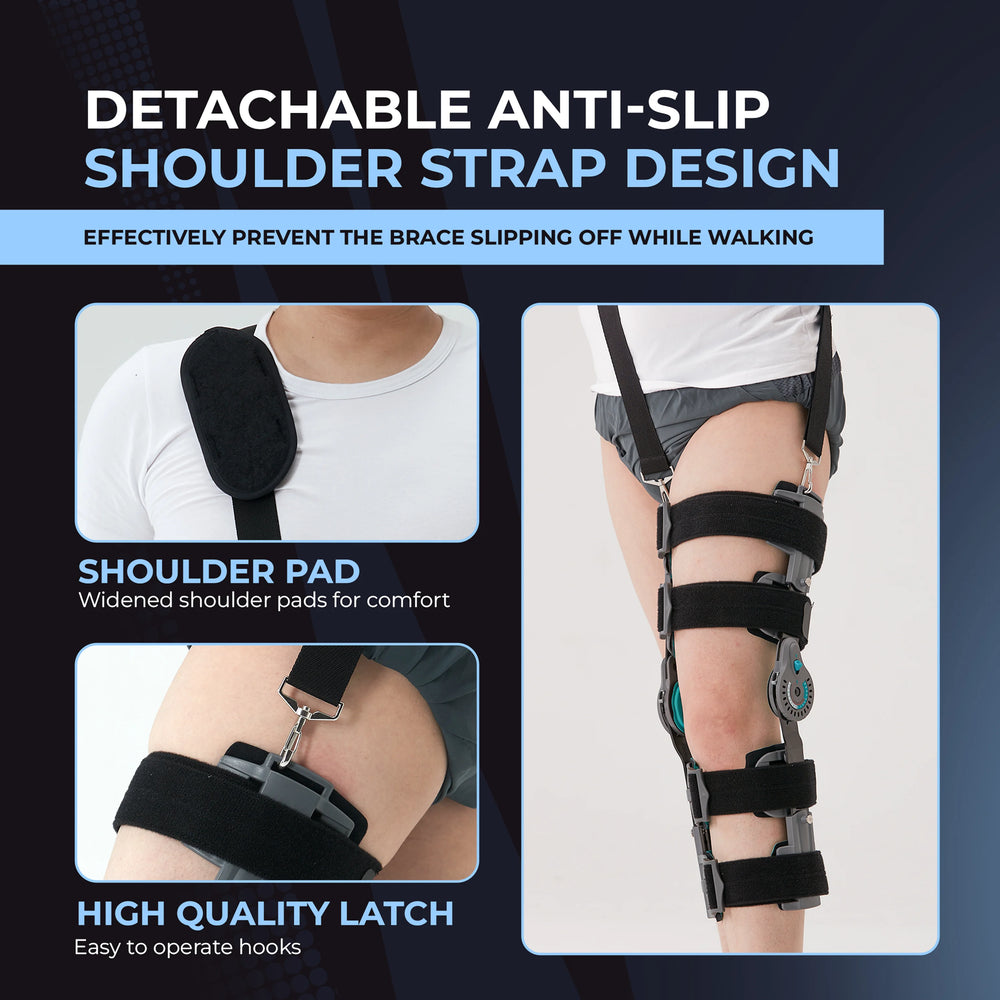 Knee brace with detachable shoulder strap design - Z1 Knee Brace