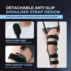 Knee brace with detachable shoulder strap design - Z1 Knee Brace