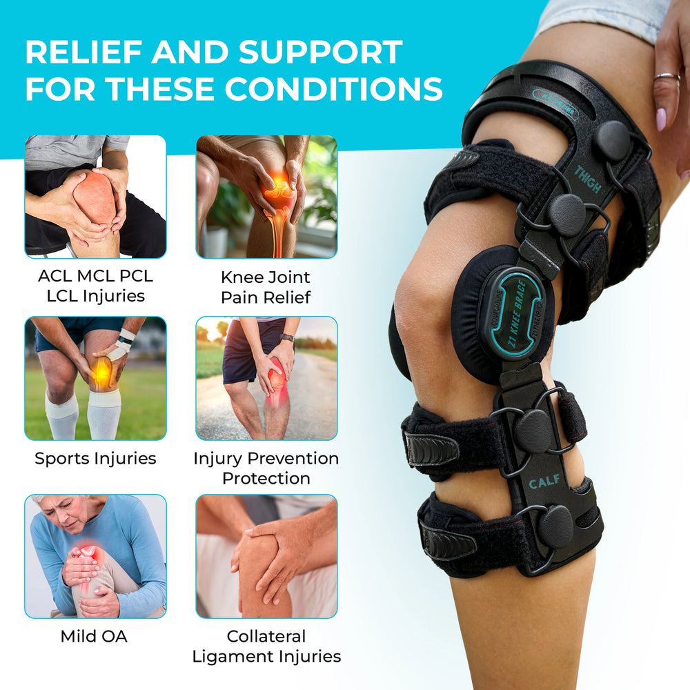 Relief & support for different injuries by our knee braces - Z1 Knee Brace