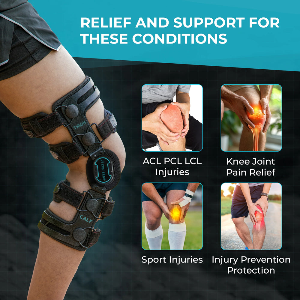 Relief & support for different injuries by our knee brace - Z1 Knee Brace