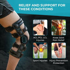 Relief & support for different injuries by our knee brace - Z1 Knee Brace