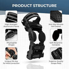 Product structure of Black Knee Brace - Z1 Knee Brace