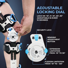 Z1 K10 Eco Hinged ROM Knee Brace