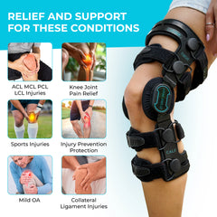 Z1 K6 Hinged Unloader Metal Knee Brace